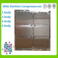 3 body Corpses Freezer / 3 Chamber Mortuary Freezer MSLMR03A with Danfoss compressor